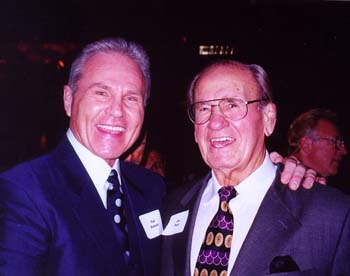 Paul Diamond and former world champ -- and past Cauliflower Alley Club president -- Lou Thesz.