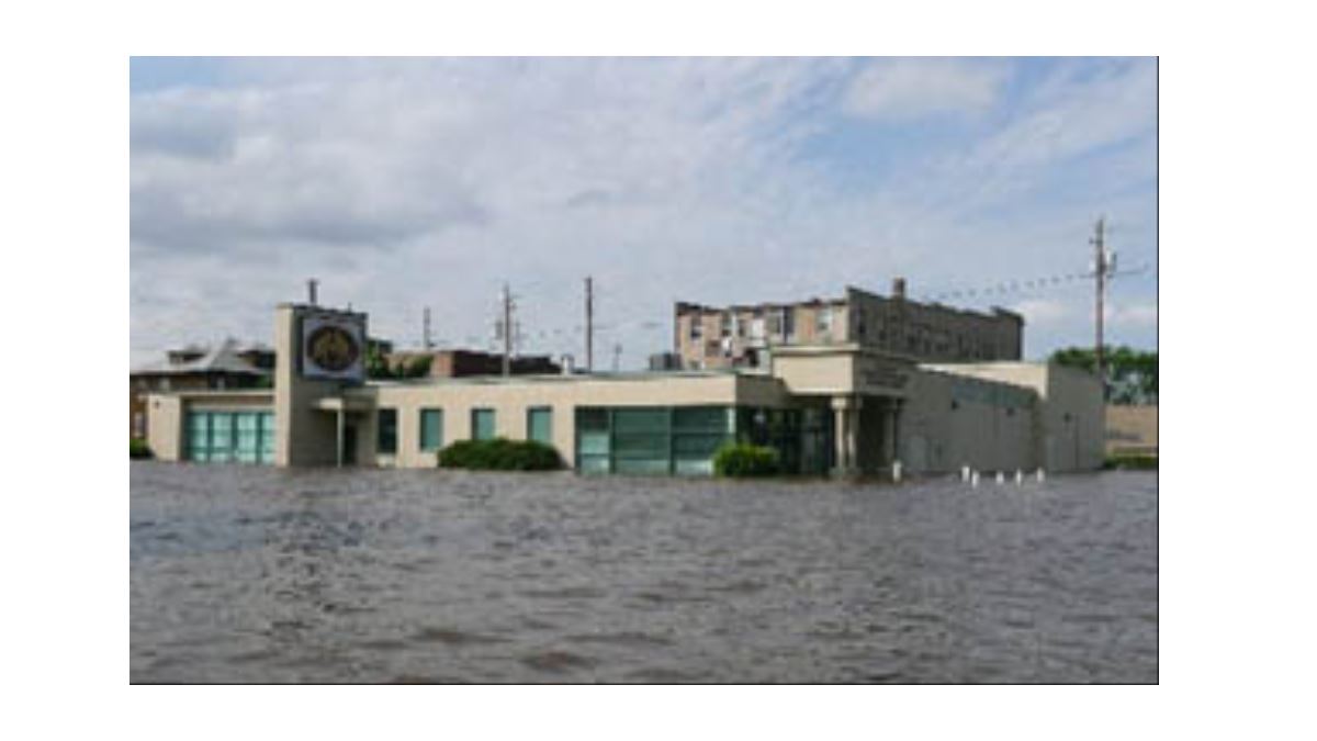 Iowa wrestling museum flooded