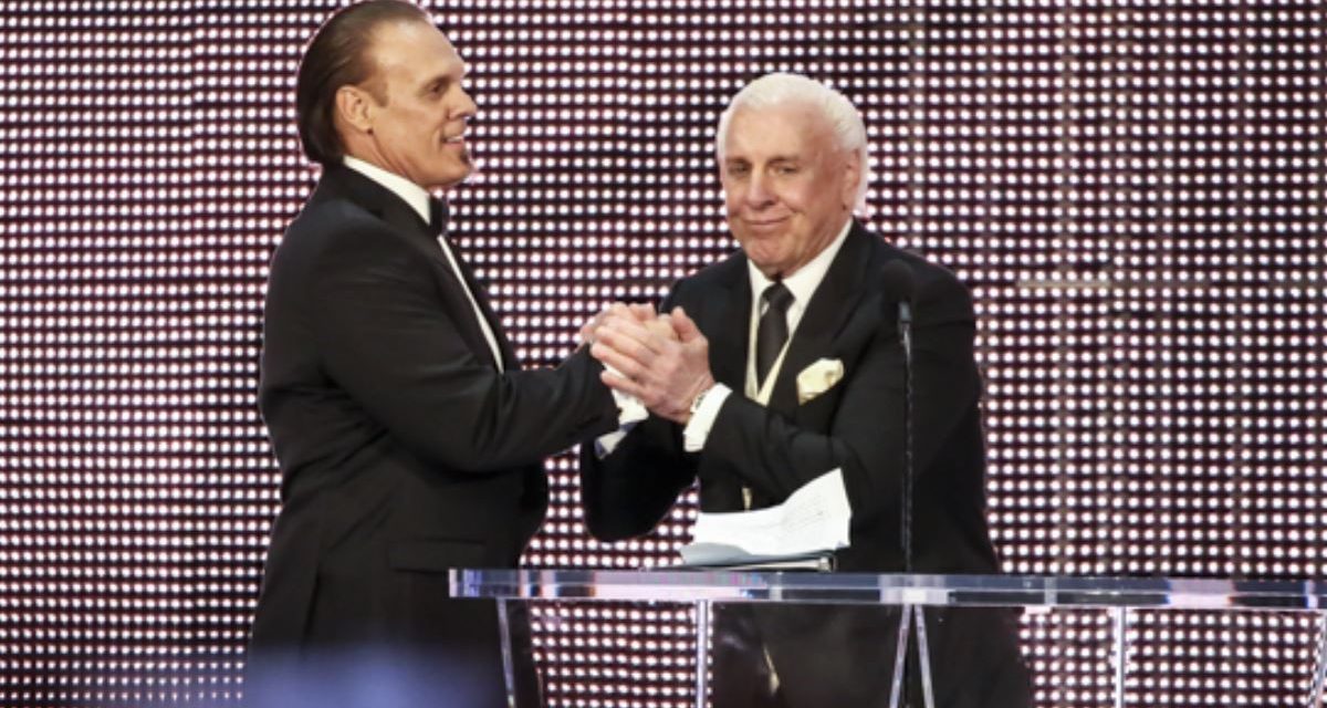 Sting & Flair create another moment at 2016 WWE Hall of Fame Ceremony