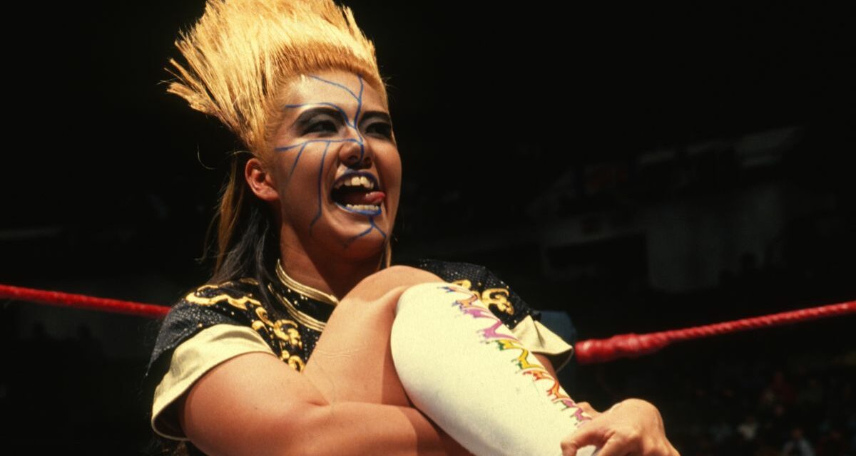 Bull Nakano in action. WWE photo