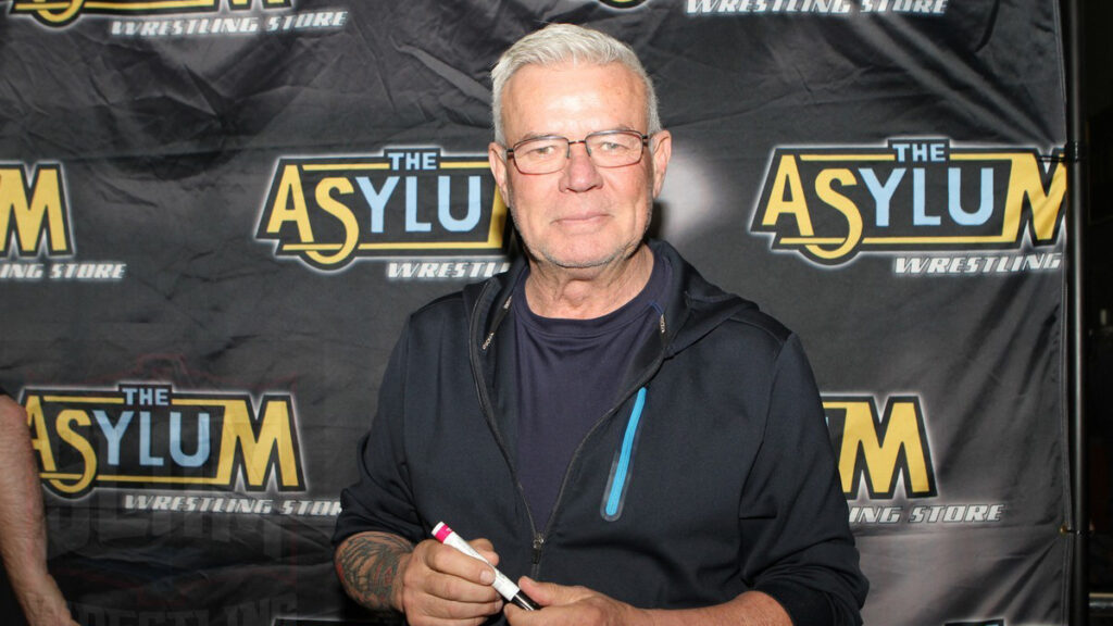 Eric Bischoff at the Icons of Wrestling Convention & Fanfest on Saturday, December 18, 2021, at the 2300 Arena, in Philadelphia, PA. Photo by George Tahinos, https://georgetahinos.smugmug.com