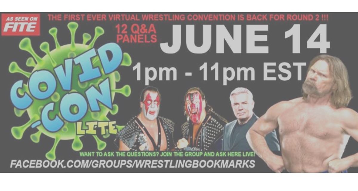 Wrestling Bookmarks Covid-Con gets a sequel on June 14