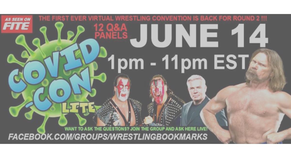 Wrestling Bookmarks Covid-Con gets a sequel on June 14