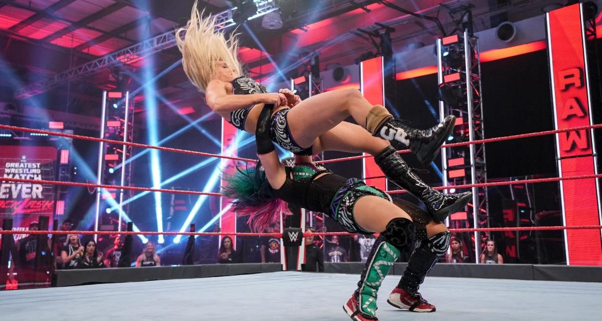 Raw: Jax costs Asuka in a classic match with Flair before Backlash