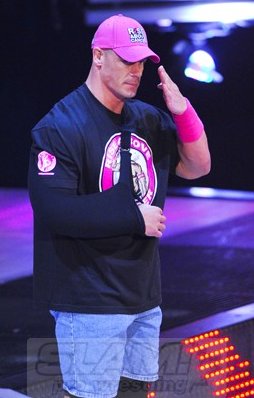 A salute to John Cena. SlamWrestling file photo