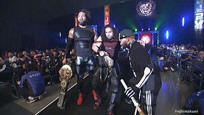 NJPW’s Wrestling Hinokuni: Guerrillas of Destiny get violent with the Players