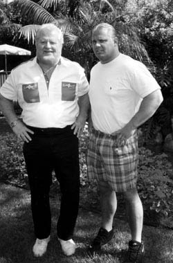 Curt and Larry Hennig. -photo by Dr. Mike Lano, WReaLano@aol.com