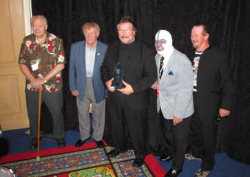 Five Iron Mike Award winners were in attendance at the banquet: Don Leo Jonathan, Harley Race, Ted DiBiase, The Destroyer, and Terry Funk.