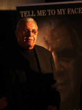 Angelo Mosca at his book launch. Photo by Greg Oliver
