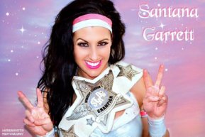 Santana Garrett checks off Japan, Chile, and now … Sister Abigail?