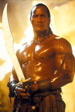 The Rock as The Scorpion King