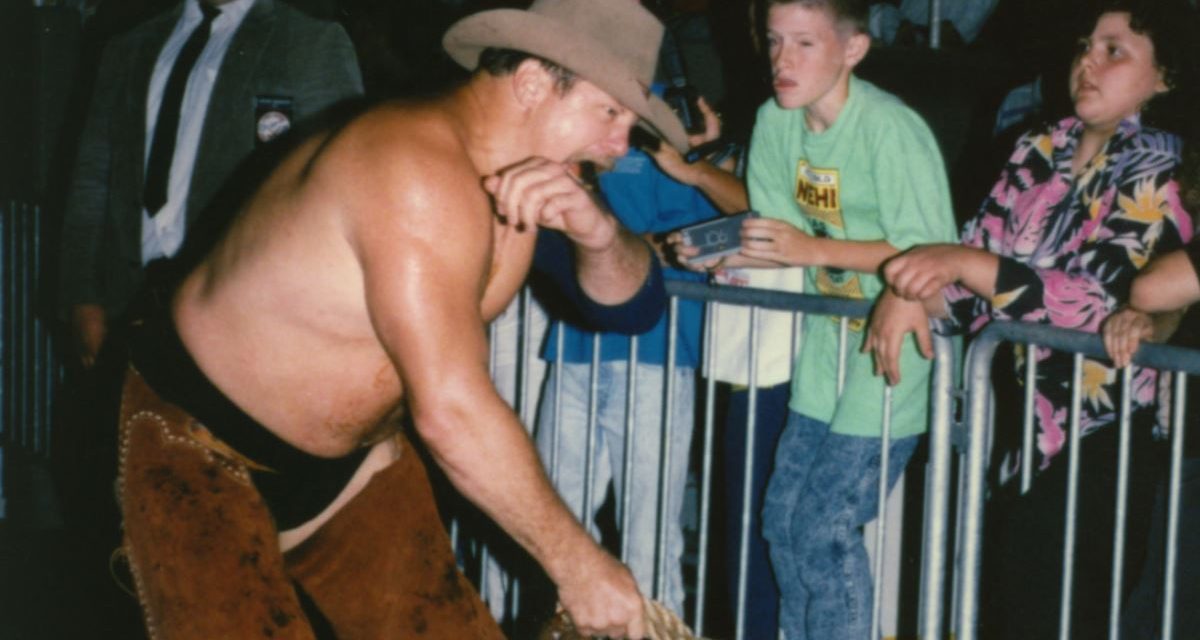 A verbose Stan Hansen highlight of Hall of Fame induction