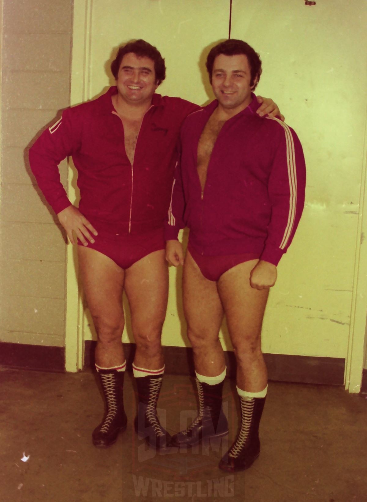 Tony Parisi and Gino Brito Sr. were known as Tony Pugliese and Louis Cerdan in the WWWF. Photo by John Arezzi