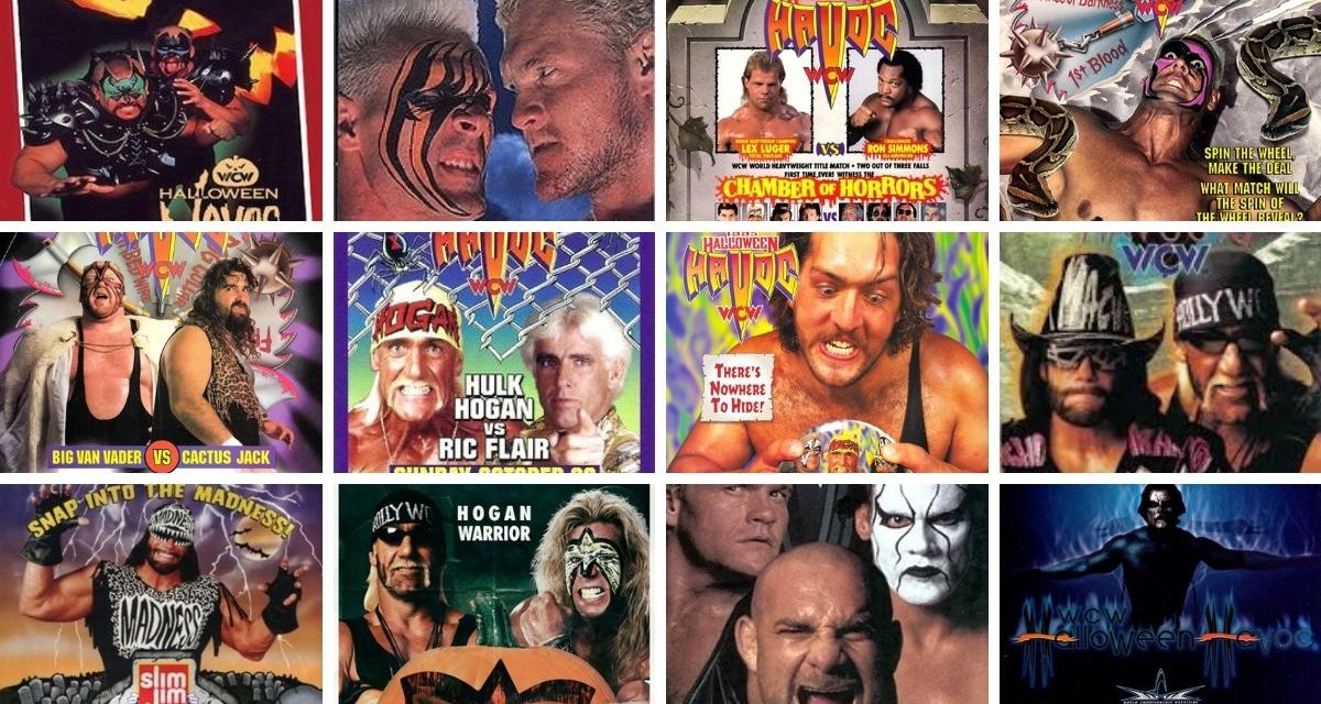 WCW Halloween Havoc 1995 The Giant Big Show Wrestling Poster WWF 8x11 Holgram 