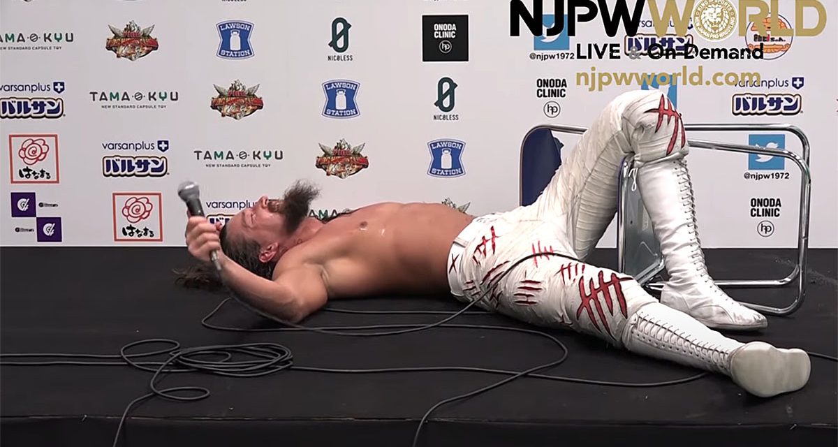 A distraught Jay White vows to quit NJPW