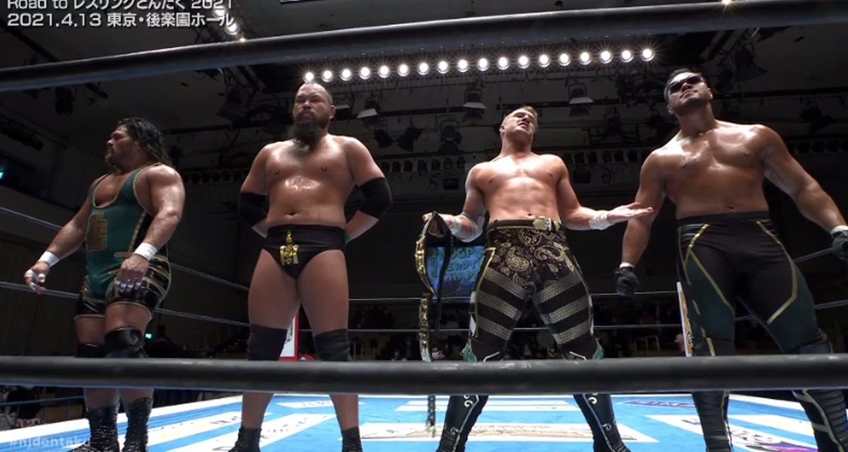 The Empire rules LIJ at Road to Wrestling Dontaku