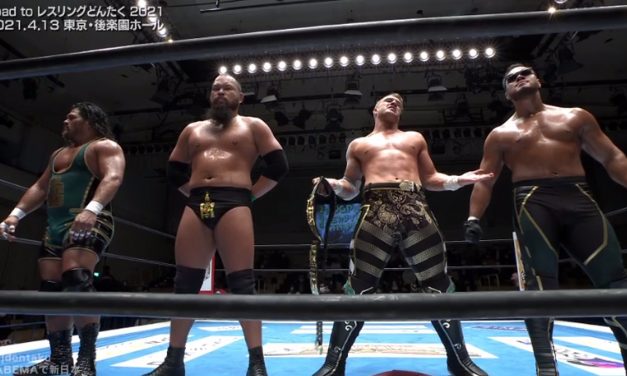 The Empire rules LIJ at Road to Wrestling Dontaku