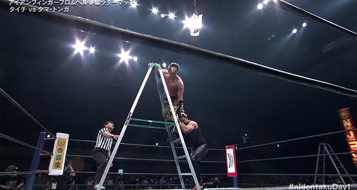 Ladder match highlights NJPW’s Wrestling Dontaku