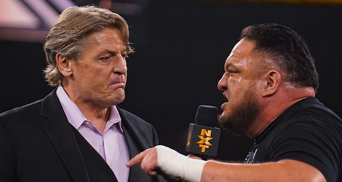 NXT: Samoa Joe is provoked, Kross hides his face