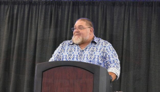 Bill DeMott at the Tragos/Thesz Professional Wrestling Hall of Fame induction on Saturday, July 22, 2023, in Waterloo, Iowa. Photo by Joyce Paustian