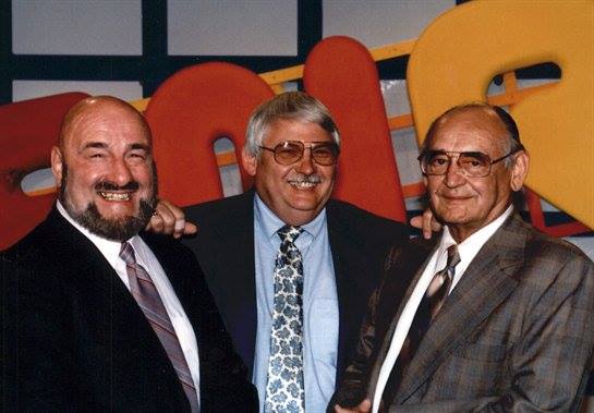 Mad Dog Vachon, Al DeRusha and Wally Karbo in 1990.