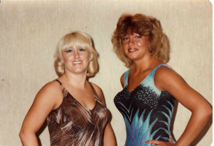 Joyce Grable and Wendi Richter, 1981, in St. Lous. Photo by Darla Staggs