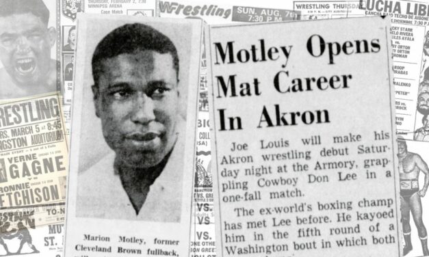 NFL great Marion Motley’s brief wrestling fling