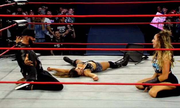 Impact: Mickie gets run over and knocked out in a Knockout street fight