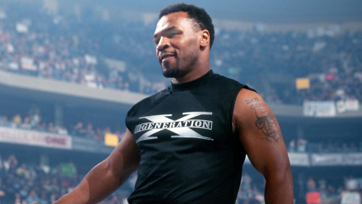 Mike Tyson as a part of D-X. WWE photo