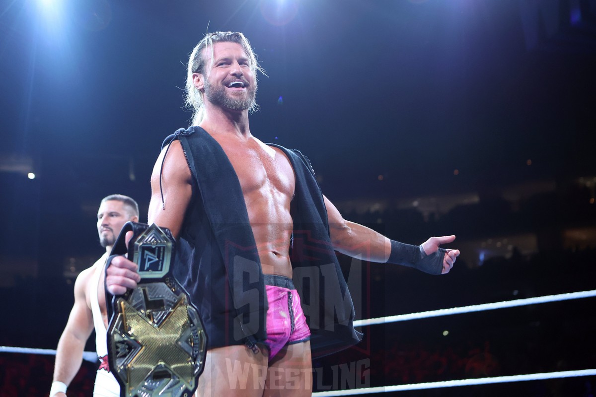 Bron Breakker Vs Dolph Ziggler (C) for the NXT Championship at NXT Stand & Deliver on Saturday, April 2, 2022, at the American Airlines Center in Dallas, Texas. WWE Photo