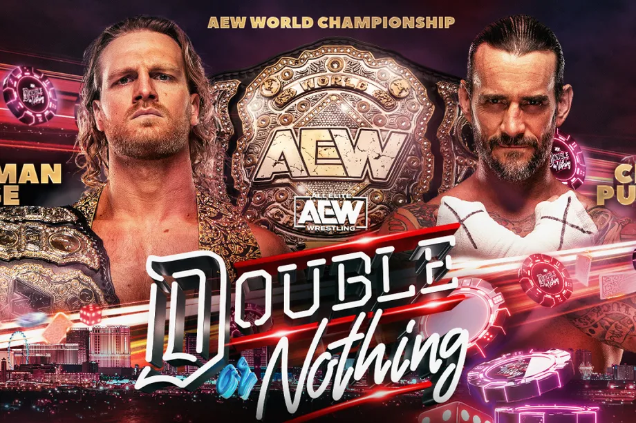 CM Punk wins AEW World Championship at Double or Nothing