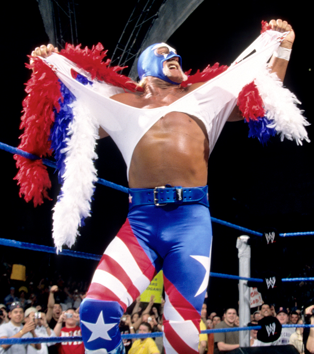 Hulk Hogan as Mr. America.