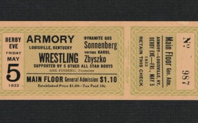 The Mystery of the Derby Eve wrestling ticket