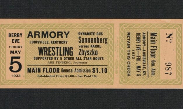 The Mystery of the Derby Eve wrestling ticket