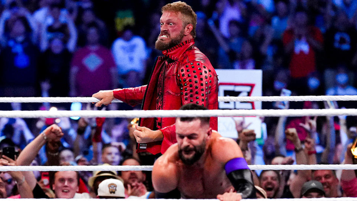 Edge is back. Courtesy: WWE.
