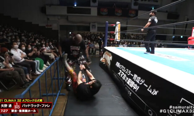 Fale bamboozles Yano at G1 Climax