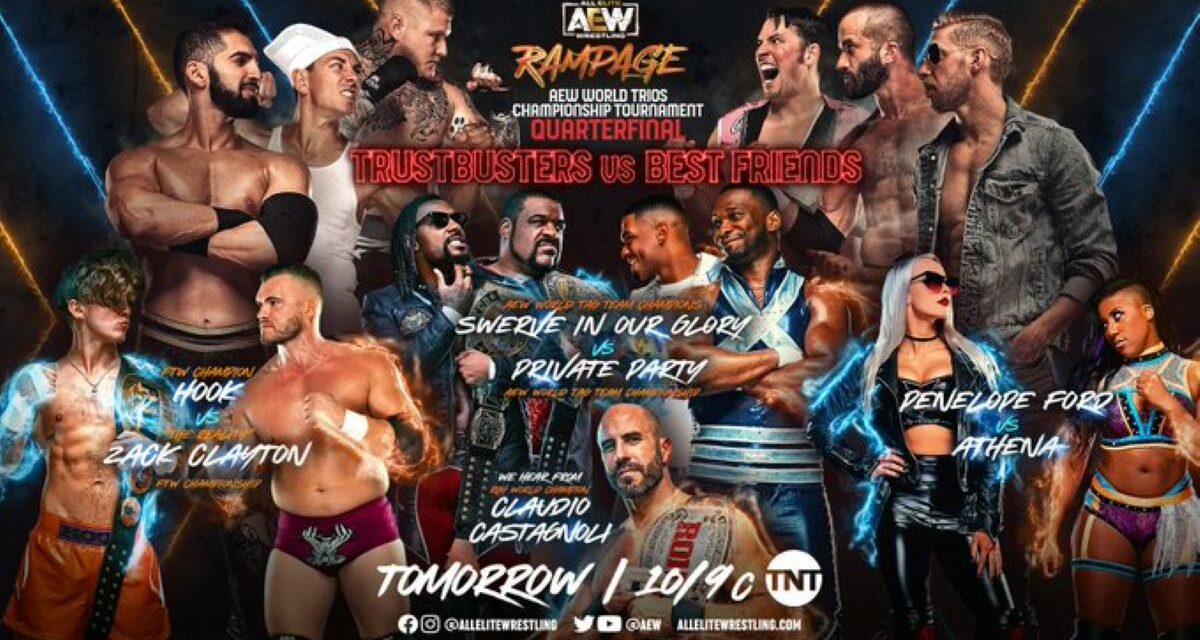 AEW Rampage:  Best Friends face The Trustbusters in Trios action
