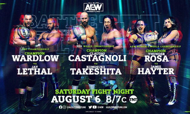 AEW Battle of the Belts III:  Castagnoli and Takeshita deliver a match with honor