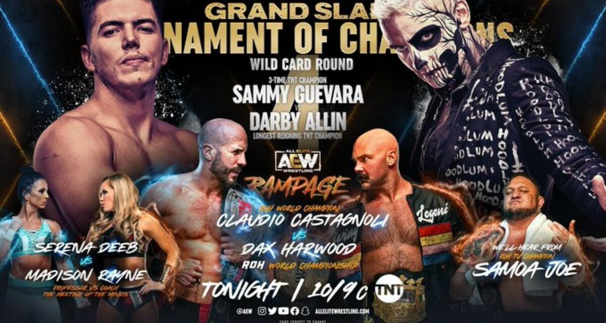 AEW Rampage:  Castagnoli and Harwood engage in combat