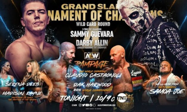 AEW Rampage:  Castagnoli and Harwood engage in combat