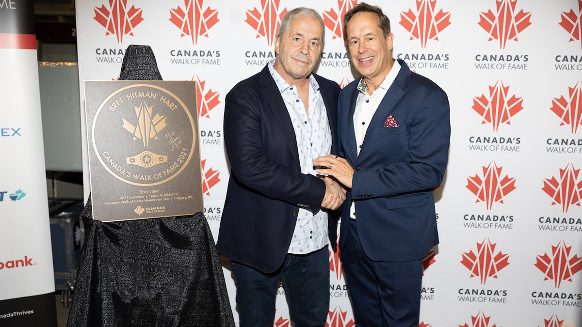 Bret Hart's Walk of Fame Donation to SN7 - Siksika Health ServicesSiksika  Health Services