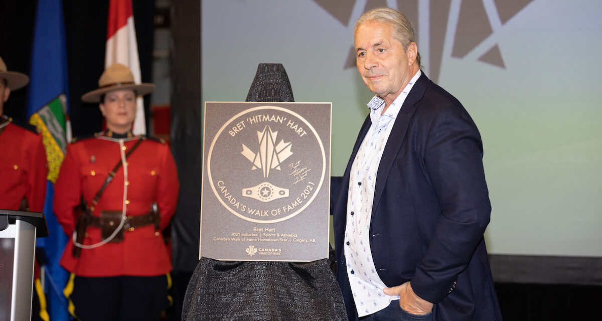 Calgary celebrates Bret Hart’s Walk of Fame induction