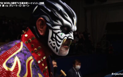 The Great Muta appears at NJPW Battle Autumn