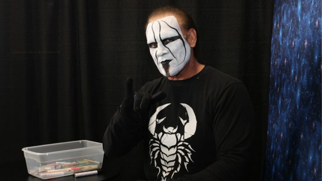 Sting at the Contest of Champions: Where Heroes Gather fan fest, on Saturday, December 3, 2022, at RWJBarnabas Health Arena, in Toms River, NJ. Photo by George Tahinos, https://georgetahinos.smugmug.com