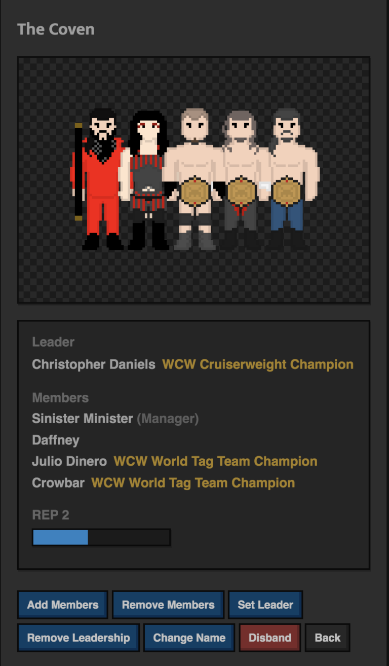 journey of wrestling title codes
