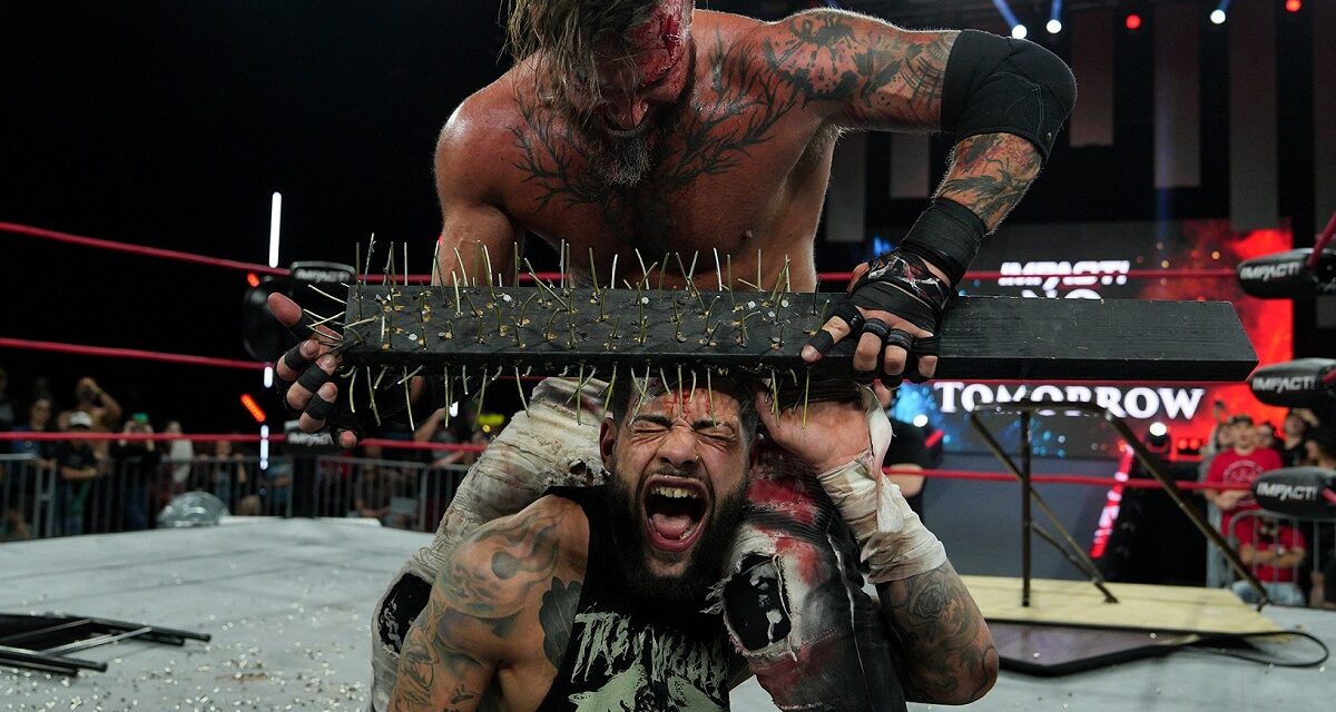 Trey Miguel has a ‘Ball’ in a bloodbath with Crazzy Steve