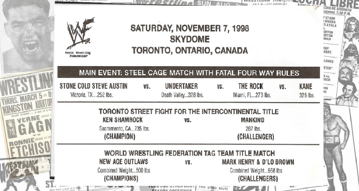 Card Exam: WWE brings the ‘Attitude’ to Toronto’s SkyDome