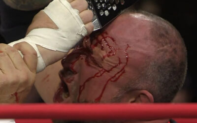 Bully Ray gets bloody and ices NHL hockey legend at Sacrifice