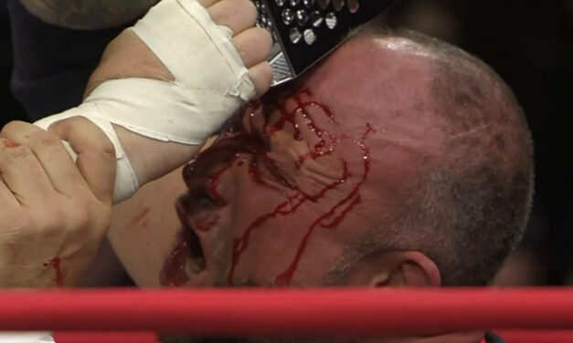 Bully Ray gets bloody and ices NHL hockey legend at Sacrifice