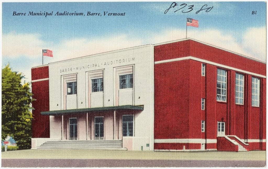 Barre Vt Auditorium